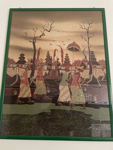 Quadro batik dipinto mano - quadro,