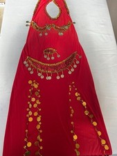 Abito da danza del ventre, costume, Saidi Galabeya, egiziano orientale sexy...