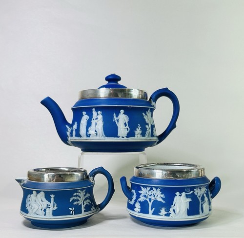 Antiche teiere wedgwood blu - teiere,