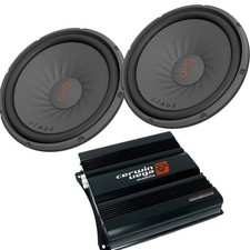 2X Subwoofer JBL 12" SVC 1000W CIASCUNO | Confezione Amplificatore Mono Basso 1600W 2/4 ohm