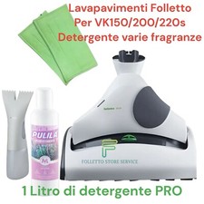 Lavapavimenti Pulilava SP530 Vorwerk Folletto  VK150 200 220s DETERGENTE 1 LITRO
