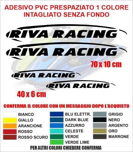 Kit adesivi riva racing - adesivi,