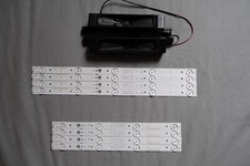 FULL KIT 8 BARRE STRIP LED TV LG  43" 43UH620V 43UH603V 43UJ630V 43UJ651 