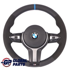 BMW F06 F07 F10 F11 LCI F12 F13 M Sport Nuovo Volante In Pelle Nera Paddle Shift