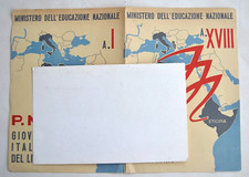 Pagella scolastica 1939 1940 Scuola elementare Collestrada Colonia Perugia