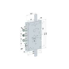 Serratura Triplice P/Porte