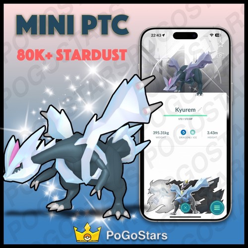 Pokémon ptc shiny kyurem - pokémon,