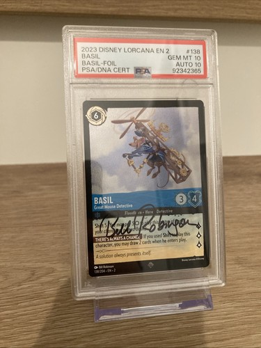 Psa auto disney lorcana - auto,