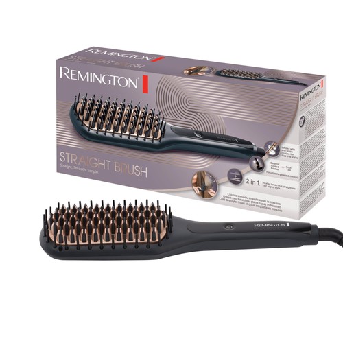 Brosse lissante ionique 2en1 - lissante,