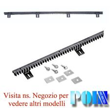 CREMAGLIERA PER CANCELLO SCORREVOLE IN NYLON PESO ANTA FINO A 500 KG.