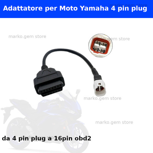Adattatore yamaha 4pin - adattatore, 16pin