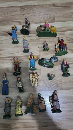 Presepe vintage rovello - presepe,
