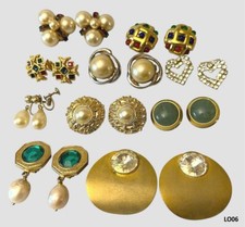 Orecchini Lotto 10 pezzi, bigiotteria americana vintage anni 60/70