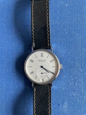 Orologio da polso NOMOS Glashütte Tangente 38 con data carica manuale 