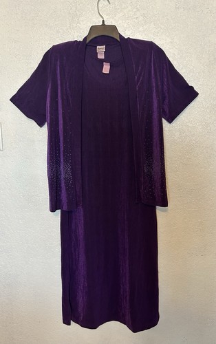 Elegante due pezzi viola