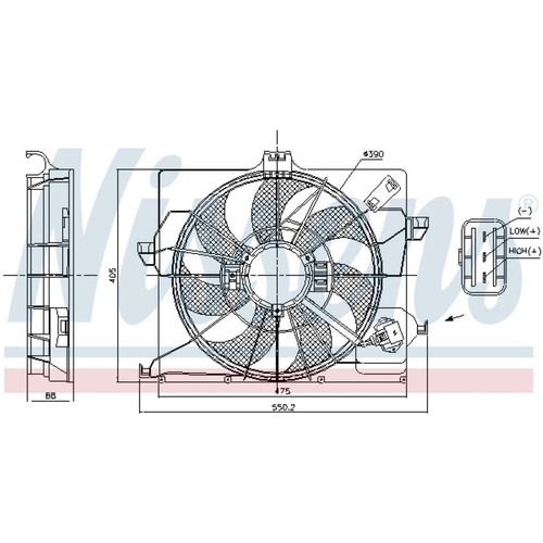 Nissens 85898 elettroventola - 85898,