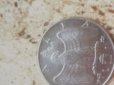 1 lira 1942 frattura di conio dal bordo ore 13 all ala