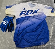 Maglia t-shirt downhill DH enduro Freeride MTB + guanti, tutto FOX tg. XL