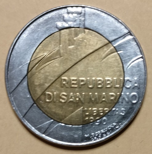 Moneta repubblica san - moneta,