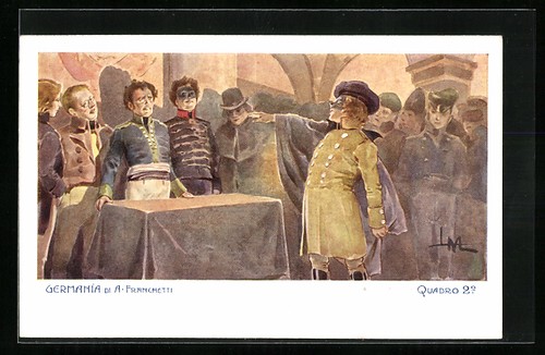 Cartolina artista leopoldo - cartolina,