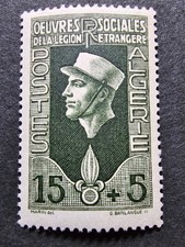 FRANCIA TIMBRO COLONIA ALGERIA
