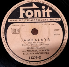 78 giri-10"BRUNO PALLESI"DUSKA - YAMBALAYA "FONIT 14297 1955 VG+