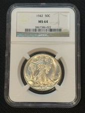 1942 U.S. 50c Walking Liberty