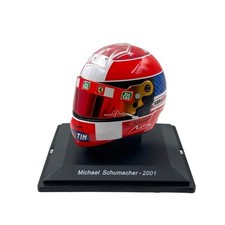 Mini Helmet Spark 1/5 Scuderia Ferrari Michael Schumacher Indianapolis GP 2001