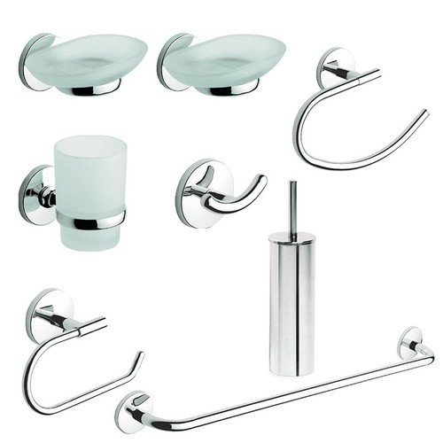 Set kit accessori bagno - , ottone