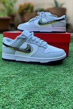 nike dunk low 3d swoosh (DV6482 100)