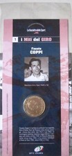 I MITI DEL GIRO N. 1 -  FAUSTO COPPI- MEDAGLIA MONETA-  blister originale -D12