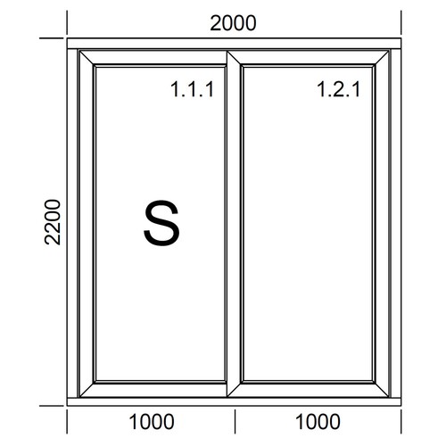 Porte scorrevoli pvc esterna - porte,