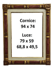 Cornice antica dorata in legno