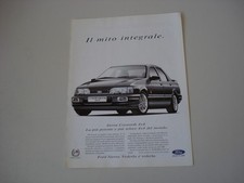 advertising Pubblicità 1990 FORD SIERRA COSWORTH 4X4