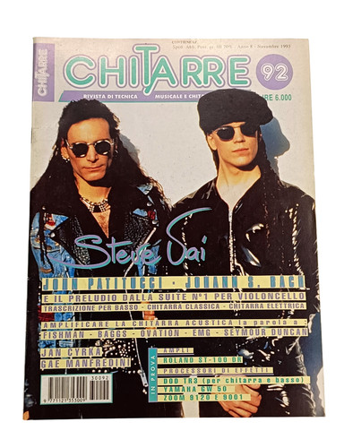 Rivista chitarre 1993 steve - rivista,