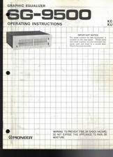 Pioneer SG-9500 Equalizzatore