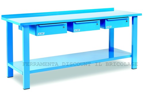 Banco lavoro con cassetti - da, 3