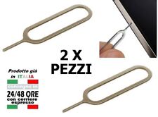 2 Pezzi Estrattori Spillo Rimuovi SIM Card per Cellulari Ricambi Samsung huawei