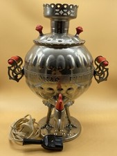 Samovar elettrico sovietico Ussr , forma Gallo anno 1991. Altezza 35 cm, 3 Lt