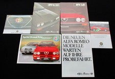 Lotto 6x depliant Alfa Romeo