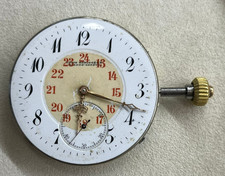 Orologio da tasca Union Horlogère Bienne-Genève, revisionato, vintage