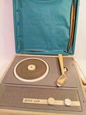 Reve lux - fonovaligia funzionate anni 60 valvole giradischi