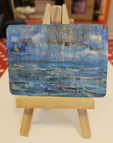 Paesaggio marino astratto