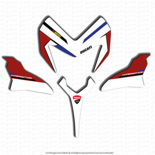 Adesivi cupolino becco ducati - becco,