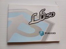 Piaggio LB 50 (Liberty) 2000 manuale uso manutenzione originale TESTO INGLESE