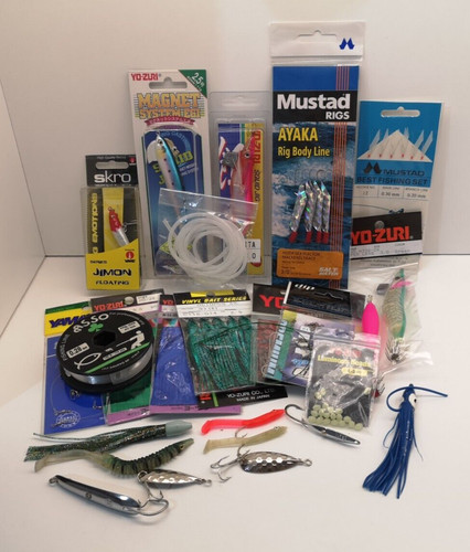 Lotto stock materiale pesca - stock, da