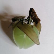 Scultura prugna giada - prugna, di