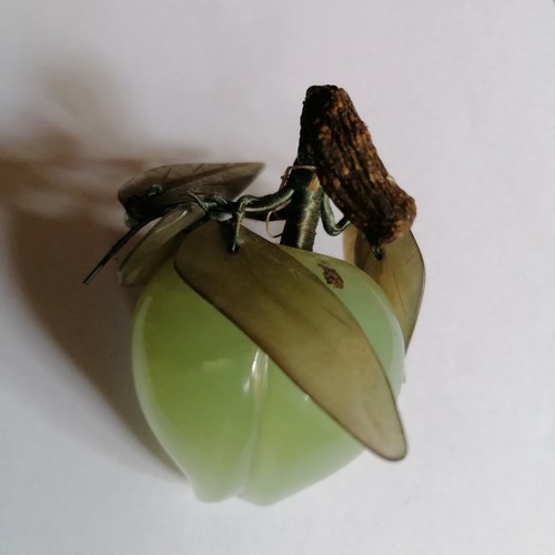 Scultura prugna giada - scultura,