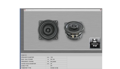 Audiotop coassiali coax10 - coassiali,