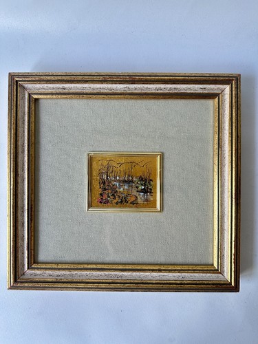 Quadro paesaggio dipinto - paesaggio,